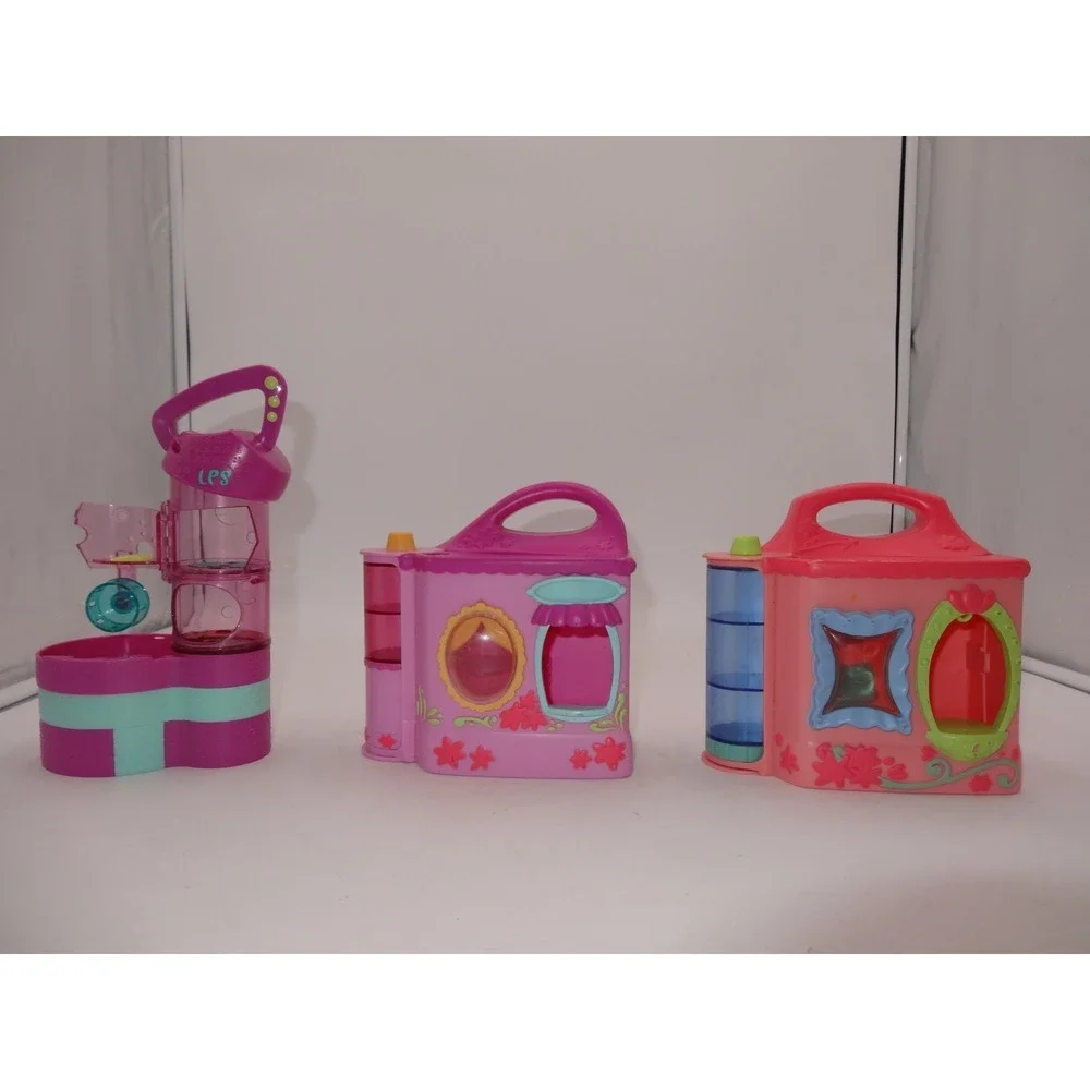 Littlest Pet Shop Doggie Diner Playset LPS Teeniest Hamster Hideawa Beauty Salon